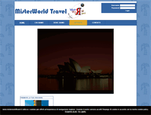 Tablet Screenshot of misterworldtravel.it